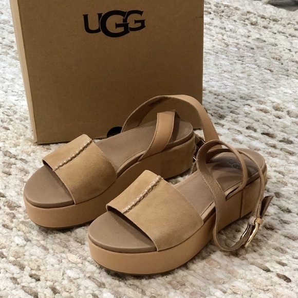 UGG Shoes - NIB UGG W Chapala Platform Wdg Sandal, SZ:6 & 6.5